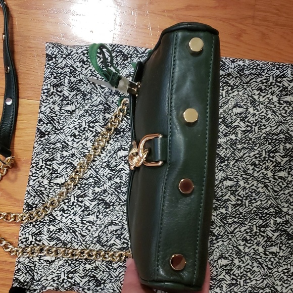 Rebecca Minkoff Hunter Green Mini MAC NWT - Picture 5 of 11